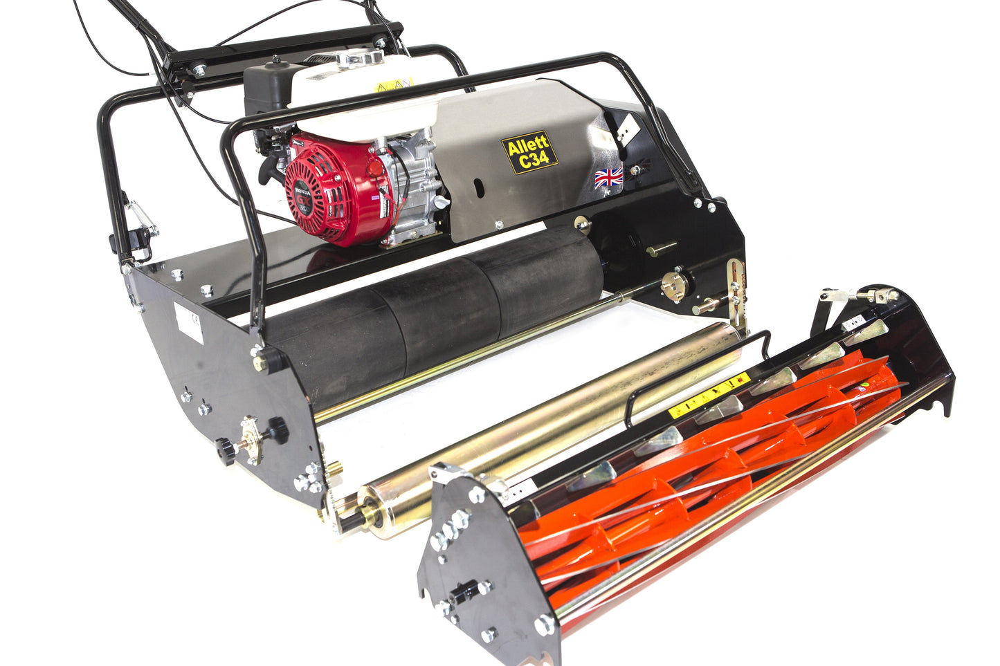 Allett C34 Spindelmäher (Basismaschine mit Grasfangkorb)