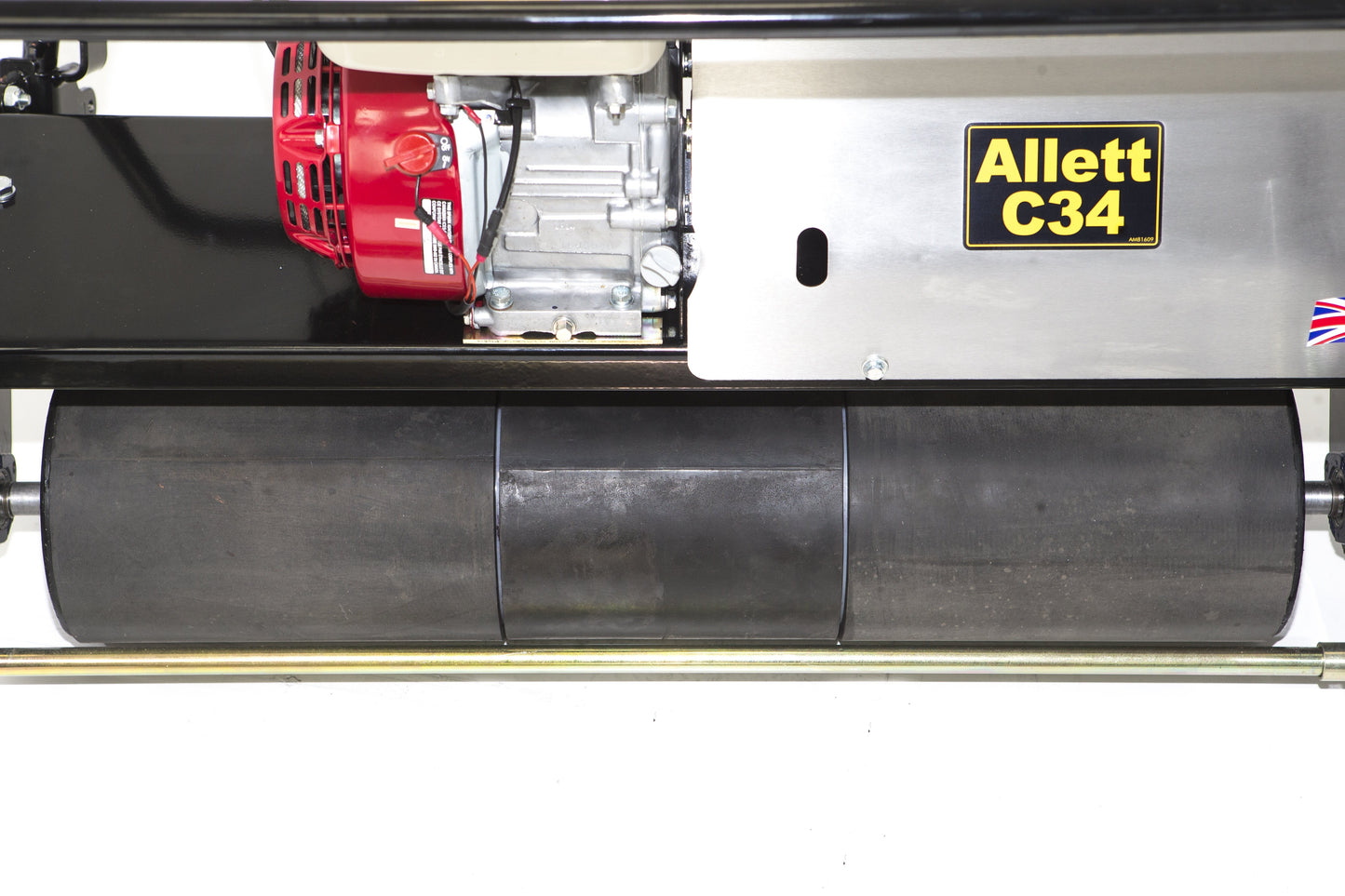 Allett C34 Spindelmäher (Basismaschine mit Grasfangkorb)